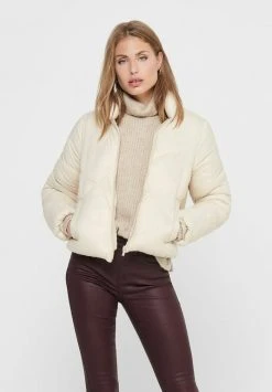 JDYTIMBER SHORT PADDED - Veste D'hiver - Oatmeal