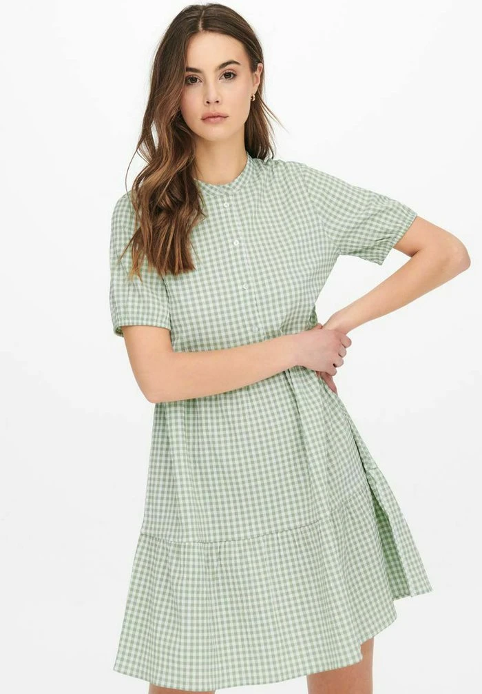 JDY KURZARM - Robe Chemise - Birds Egg Green 5 JDY KURZARM - Robe Chemise - Birds Egg Green – Image 3