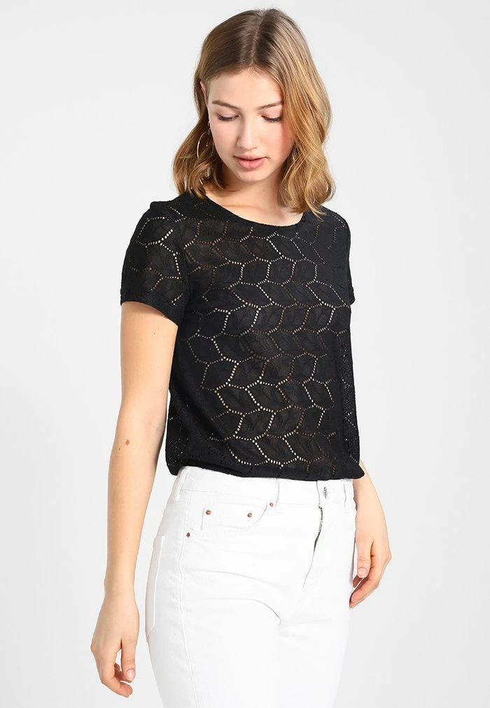 JDY T-shirt Imprimé - Black 3 JDY T-shirt Imprimé - Black