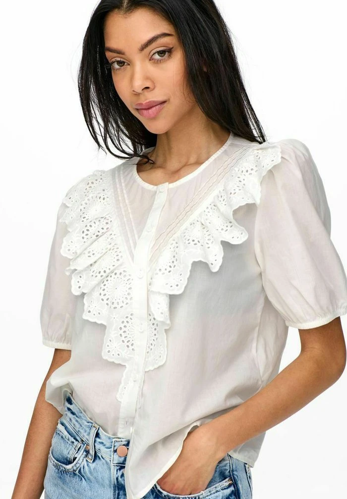 JDY Blouse - White 6 JDY Blouse - White – Image 4