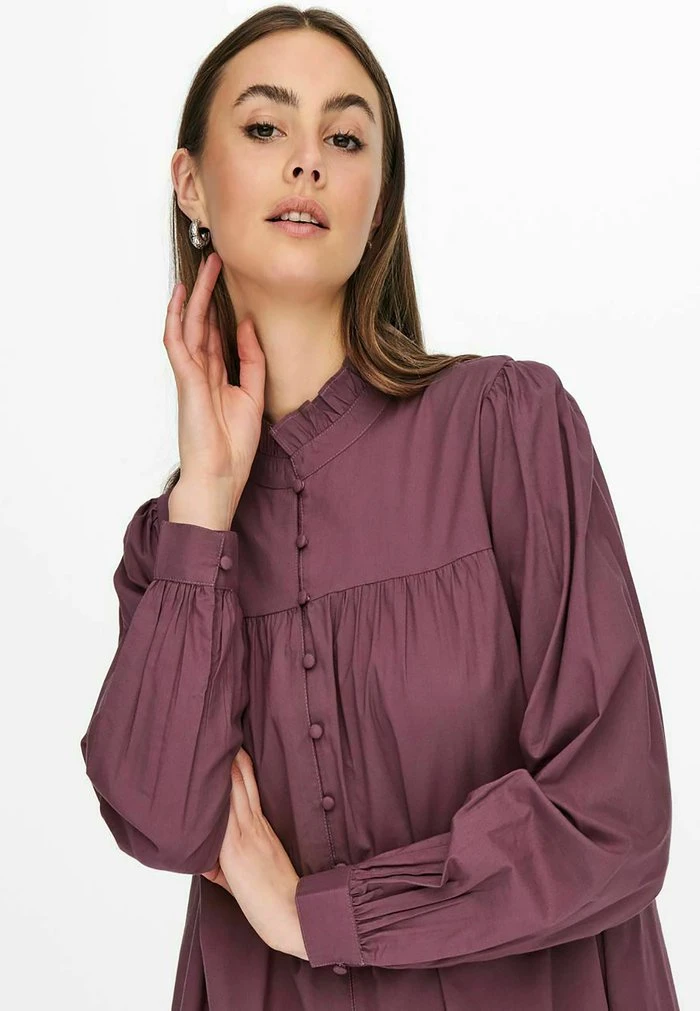 JDY Robe Chemise - Rose Brown 7 JDY Robe Chemise - Rose Brown – Image 5