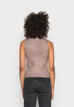 JDYNAT HIGH NECK VEST - Pullover - Mottled Light Brown 9 JDYNAT HIGH NECK VEST - Pullover - Mottled Light Brown -Promos JDY Boutique 2602d6342bd044d488ba7538272e2fd3