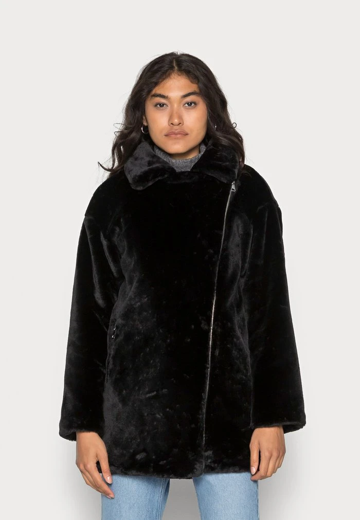 JDYFEDORA FUR BIKER JACKET - Manteau Classique - Black 3 JDYFEDORA FUR BIKER JACKET - Manteau Classique - Black