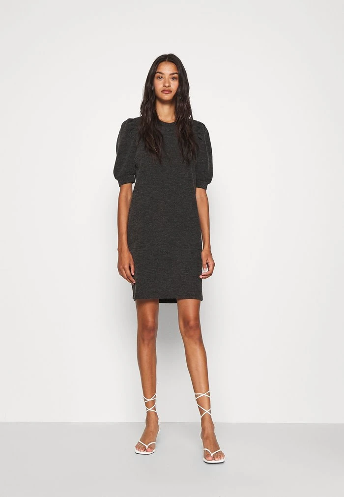 JDYAMAZA DRESS ABOVE KNEE - Robe Pull - Dark Grey Melange 4 JDYAMAZA DRESS ABOVE KNEE - Robe Pull - Dark Grey Melange – Image 2