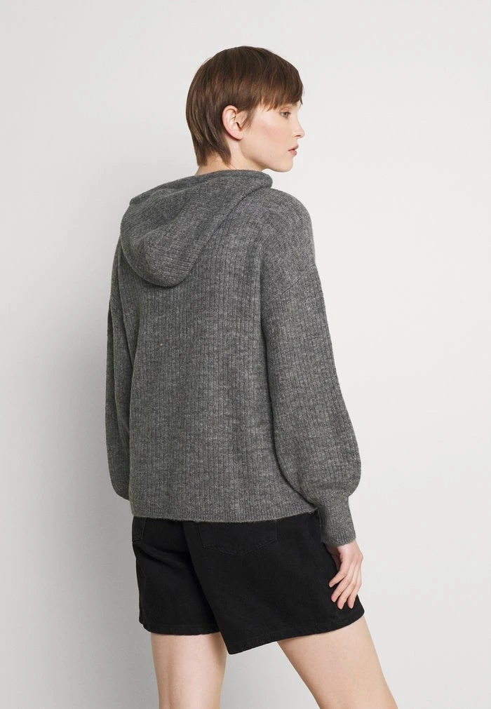 JDYSUNDAY HOOD - Sweat à Capuche - Dark Grey Melange 5 JDYSUNDAY HOOD - Sweat à Capuche - Dark Grey Melange – Image 3