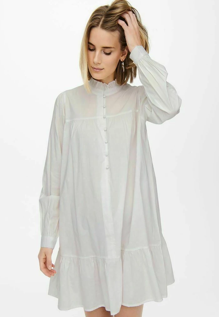 JDY Robe Chemise - Cloud Dancer 6 JDY Robe Chemise - Cloud Dancer – Image 4