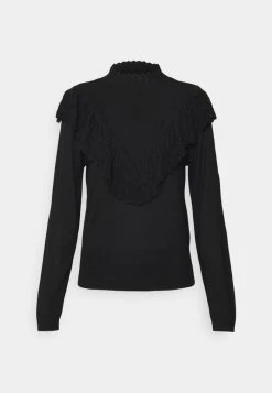 JDYSILVIA LIFE FRILL - Pullover - Black -Promos JDY Boutique 306f172b8b7d4931a177bcd06fce5915