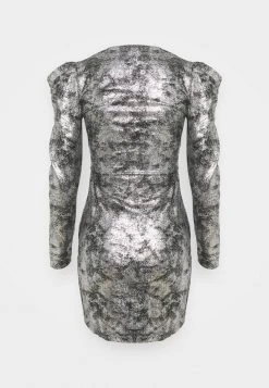 JDYMISSY PUFF SLEEVE DRESS - Robe Fourreau - Black/silver -Promos JDY Boutique 31cc38f06bdb4cfdacfd0b2aaf17c867