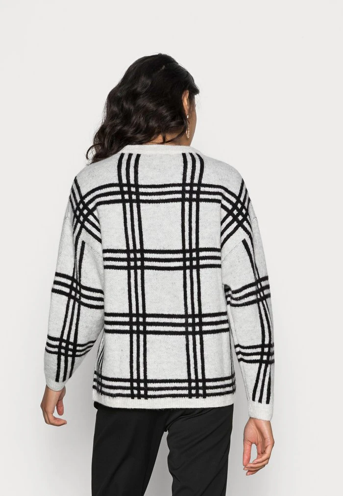 JDYLEO KIA JACQUARD - Pullover - White Melange 5 JDYLEO KIA JACQUARD - Pullover - White Melange – Image 3