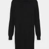 JDYMISCHA HOOD DRESS - Robe Pull - Black -Promos JDY Boutique 33a97f6854a44a86a85210aacbaeb285