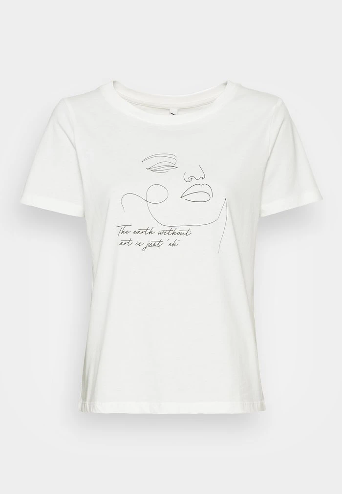 JDYFLORA - T-shirt Imprimé - Off White 6 JDYFLORA - T-shirt Imprimé - Off White – Image 4