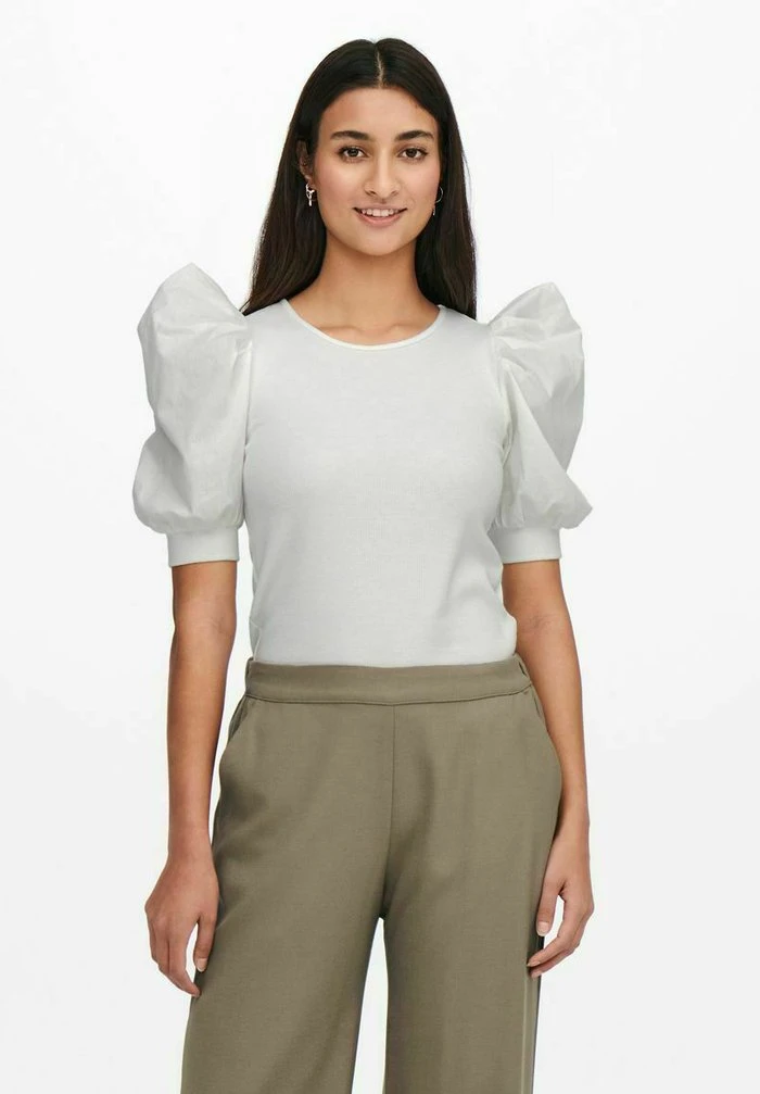 JDY T-shirt Basique - Cloud Dancer 3 JDY T-shirt Basique - Cloud Dancer