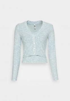 JDYMELISA SHORT CARDIGAN 2 In 1 - Débardeur - Tourmaline Melange 10 JDYMELISA SHORT CARDIGAN 2 In 1 - Débardeur - Tourmaline Melange -Promos JDY Boutique 34386989b5ca414f87d0c5889028725b