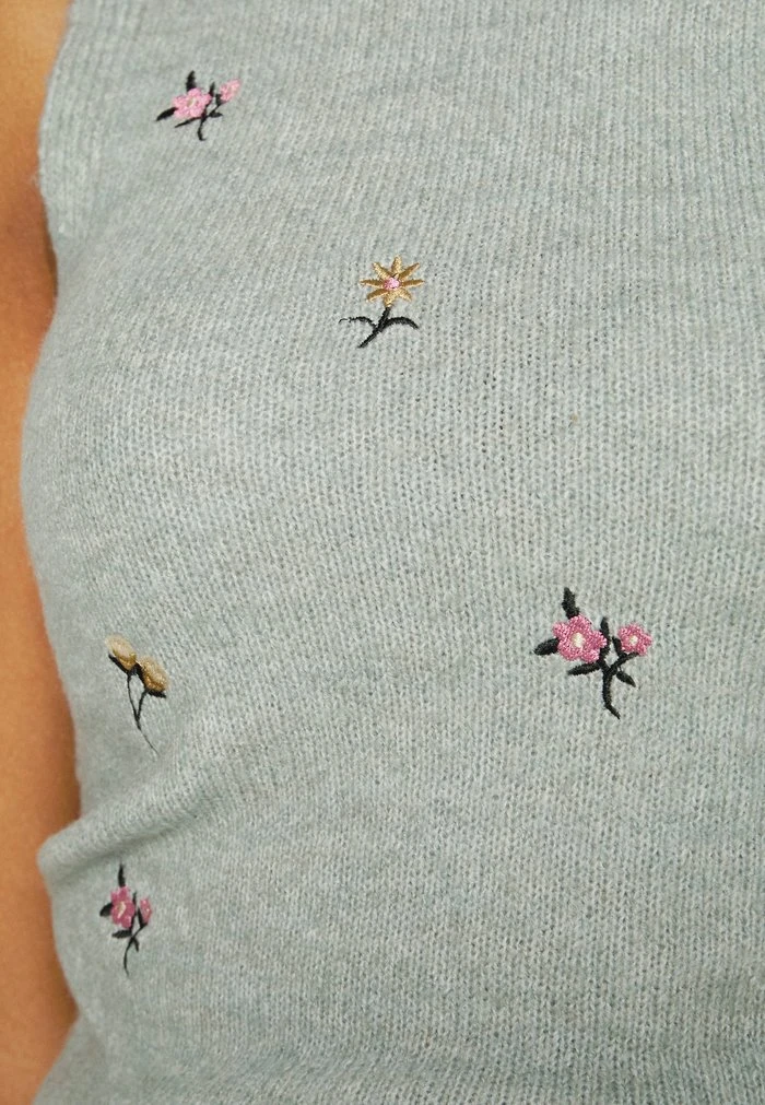 JDYNAT HIGH NECK VEST - Pullover - Tourmaline Melange 8 JDYNAT HIGH NECK VEST - Pullover - Tourmaline Melange – Image 6