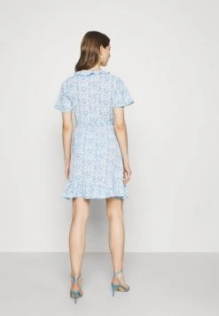 JDYMILO FLOWER WRAP DRESS - Robe De Jour - Allure/misty Blue -Promos JDY Boutique 354b770cb94a4b288d601e0e63babb58