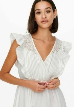 JDY GERÜSCHTES - Robe De Jour - Cloud Dancer -Promos JDY Boutique 383a81595c914004940bec8e84076da2