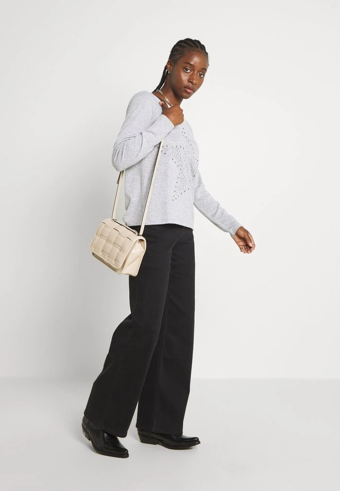 JDY SARA TONSY - T-shirt à Manches Longues - Light Grey Melange 4 JDY SARA TONSY - T-shirt à Manches Longues - Light Grey Melange – Image 2