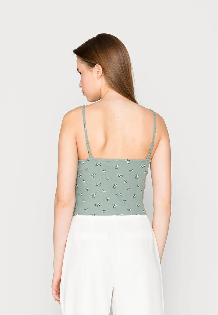 JDYSOFIA CROP 2 PACK - Débardeur - Chinois Green/chateau Grey Solid 6 JDYSOFIA CROP 2 PACK - Débardeur - Chinois Green/chateau Grey Solid – Image 4