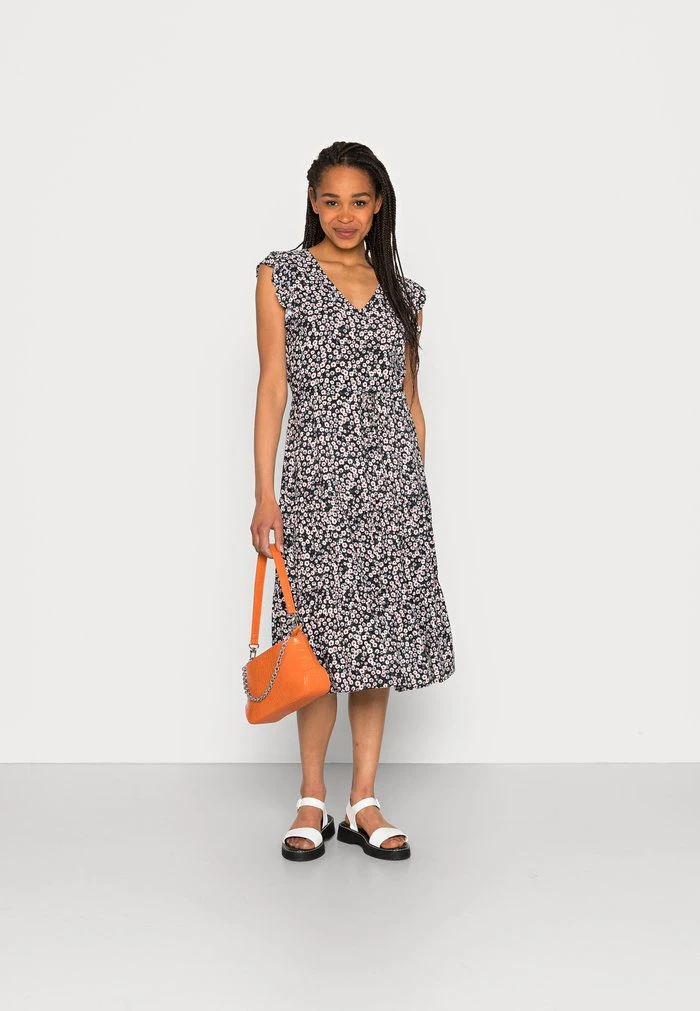 JDYSTARR LIFE FRILL MIDI DRESS - Robe De Jour - Black 4 JDYSTARR LIFE FRILL MIDI DRESS - Robe De Jour - Black – Image 2