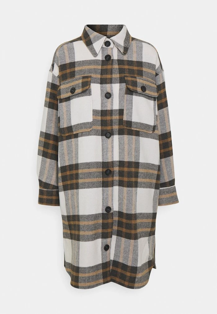 JDYDONNA LONG SHACKET - Manteau Classique - Egret/gray/woodsmoke 7 JDYDONNA LONG SHACKET - Manteau Classique - Egret/gray/woodsmoke – Image 5