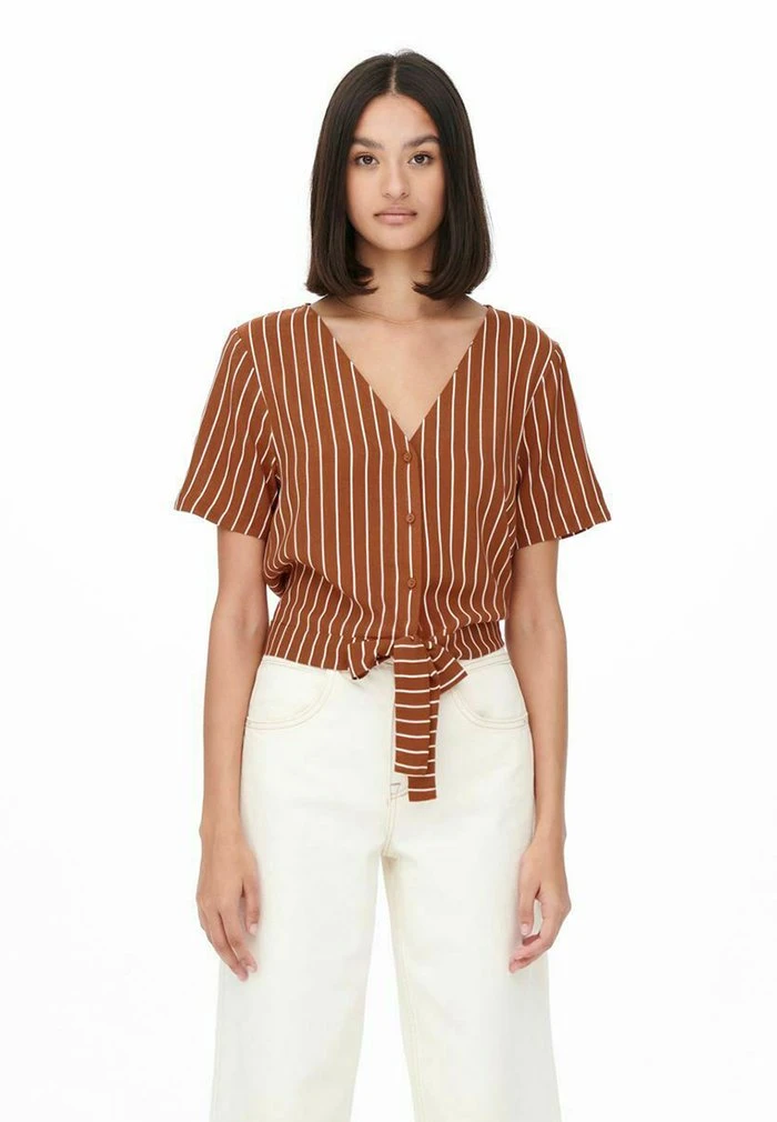 JDY Blouse - Brown 3 JDY Blouse - Brown