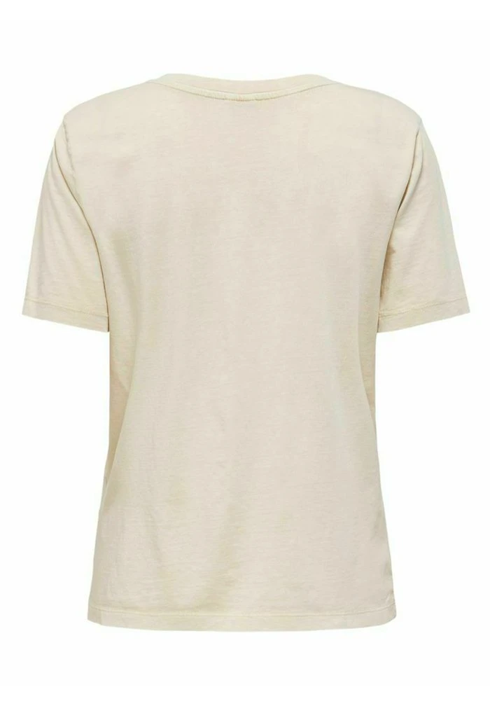 JDYFAROCK LIFE V NECK - T-shirt Basique - Oatmeal 8 JDYFAROCK LIFE V NECK - T-shirt Basique - Oatmeal – Image 6