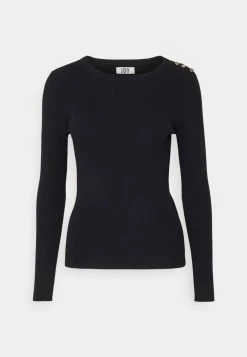 JDYPLUM O NECK BUTTON - Pullover - Black 12 JDYPLUM O NECK BUTTON - Pullover - Black -Promos JDY Boutique 3d5609cc1bb748f79550e0bf85758da5