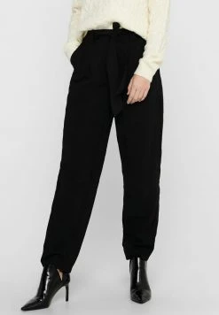 JDY HIGH WAIST - Pantalon Classique - Black