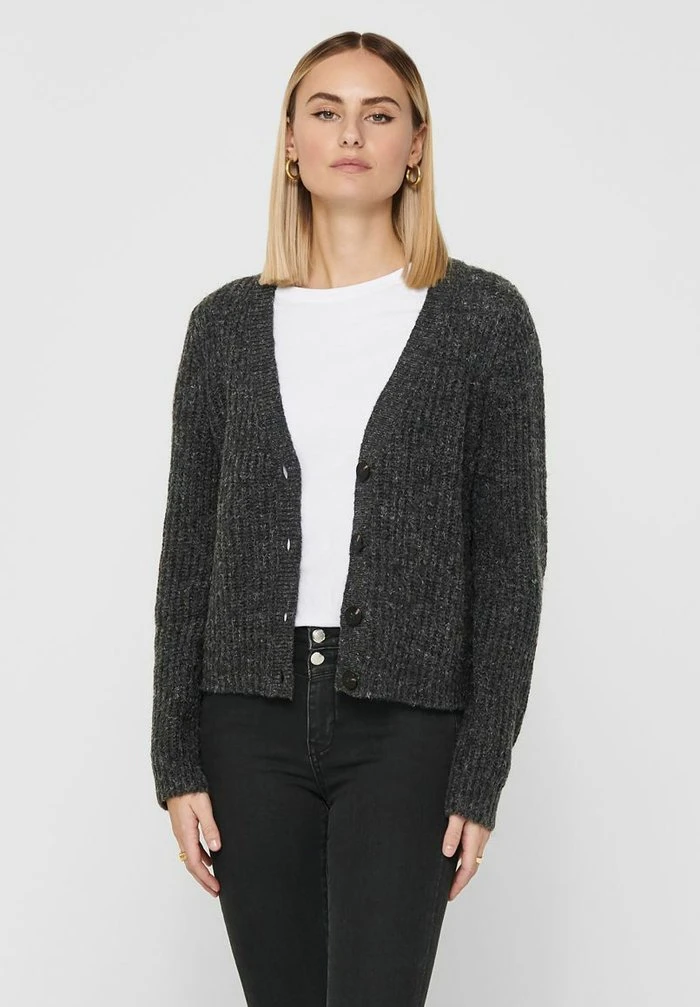 JDY Gilet - Dark Grey Melange 3 JDY Gilet - Dark Grey Melange