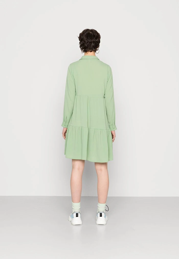 JDYPIPER DRESS - Robe Chemise - Basil 5 JDYPIPER DRESS - Robe Chemise - Basil – Image 3