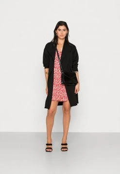 JDYMEKKO WRAP LONG JACKET - Manteau Classique - Black -Promos JDY Boutique 42a3ca23f4ef4e35bed4321e20a11f9d
