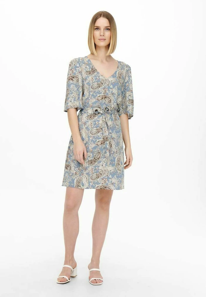 JDY Robe De Jour - Cashmere Blue 4 JDY Robe De Jour - Cashmere Blue – Image 2