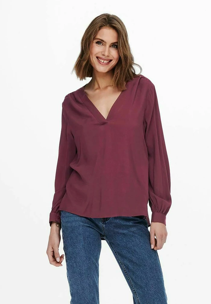 JDYAROS - Blouse - Windsor Wine 6 JDYAROS - Blouse - Windsor Wine – Image 4