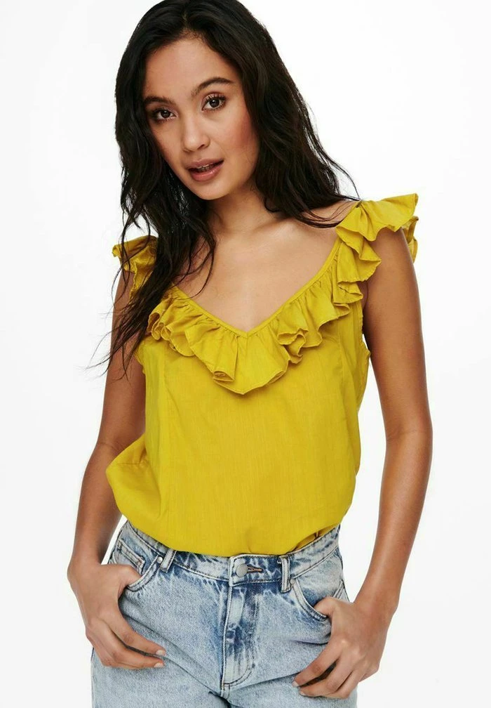 JDY Débardeur - Lemon Curry 7 JDY Débardeur - Lemon Curry – Image 5