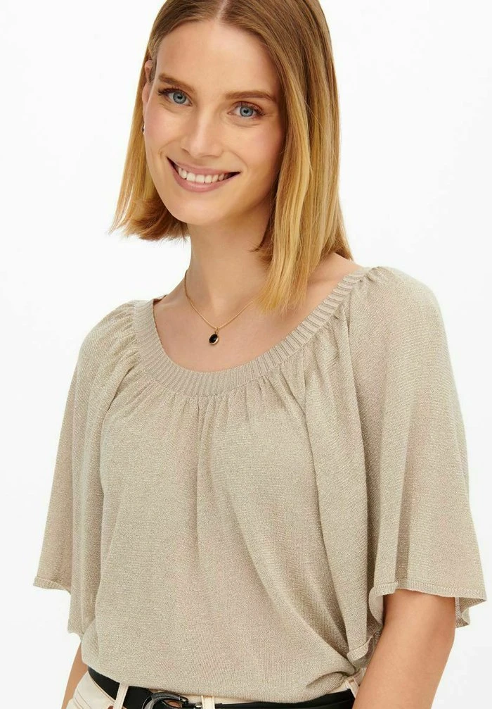 JDY KURZÄRMELIGER - T-shirt Basique - Chateau Gray 7 JDY KURZÄRMELIGER - T-shirt Basique - Chateau Gray – Image 5