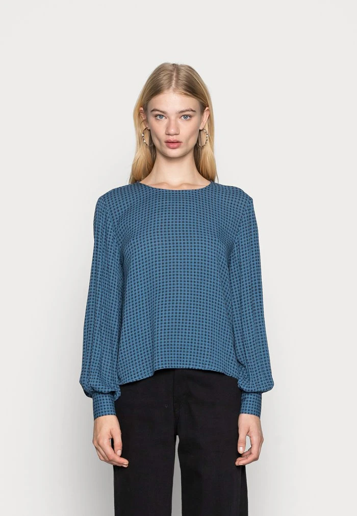 JDYLORA - Blouse - Captains Blue/black 3 JDYLORA - Blouse - Captains Blue/black