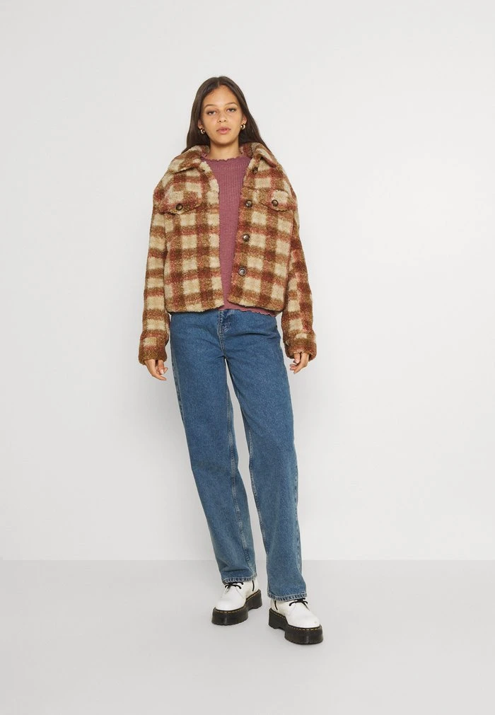 JDYELVIS SHORT JACKET - Veste D'hiver - Cloud Dancer/marsala/emperador/toasted Coconut 4 JDYELVIS SHORT JACKET - Veste D'hiver - Cloud Dancer/marsala/emperador/toasted Coconut – Image 2