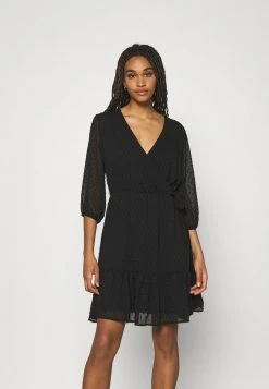 JDYEMILIA WRAP DRESS - Robe De Jour - Black