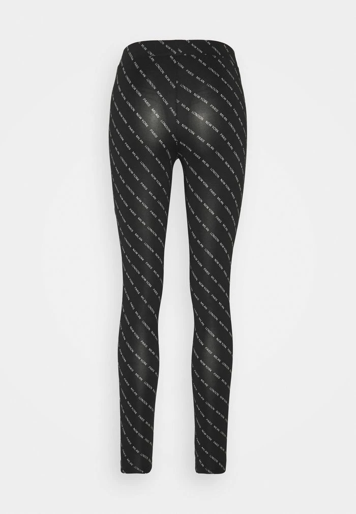 JDYBOURNE AOP - Legging - Black/city Text 4 JDYBOURNE AOP - Legging - Black/city Text – Image 2