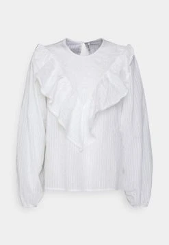 JDYSONAL FRILL TOP - Blouse - White