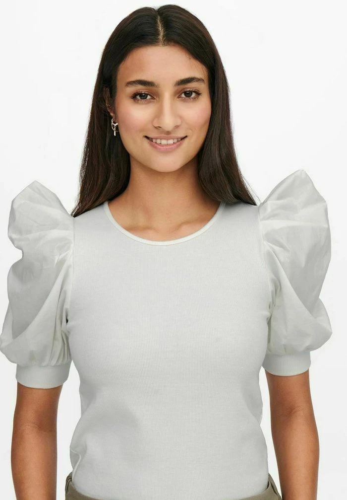 JDY T-shirt Basique - Cloud Dancer 6 JDY T-shirt Basique - Cloud Dancer – Image 4