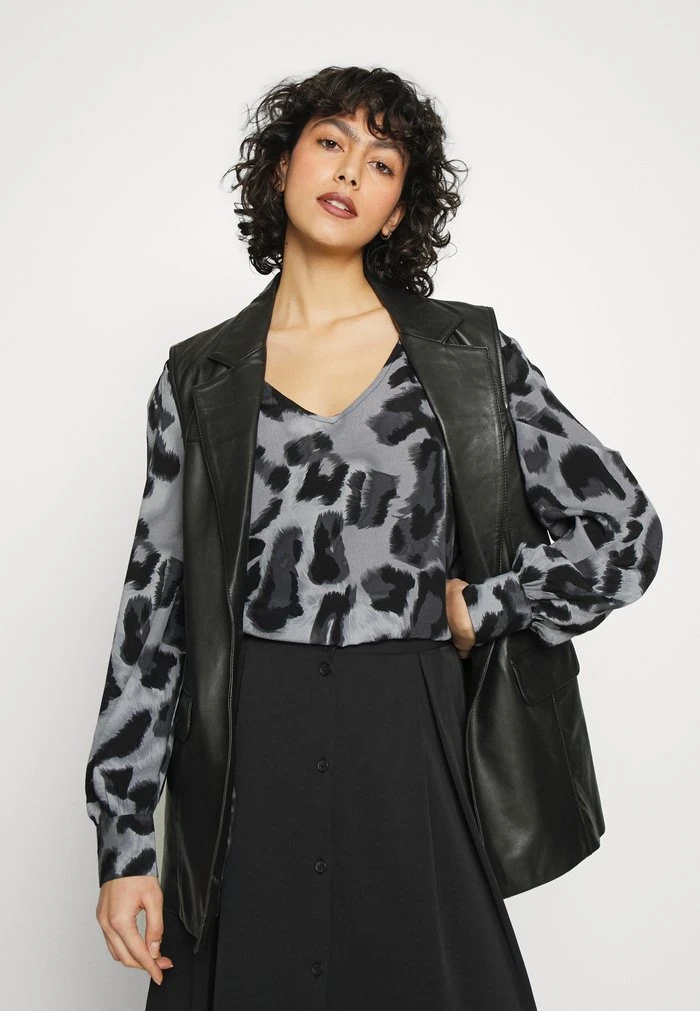 JDYCOHEN - Blouse - Oyster Mushroom/black 6 JDYCOHEN - Blouse - Oyster Mushroom/black – Image 4