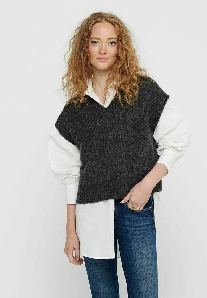 JDY T-shirt Imprimé - Dark Grey Melange 3 JDY T-shirt Imprimé - Dark Grey Melange