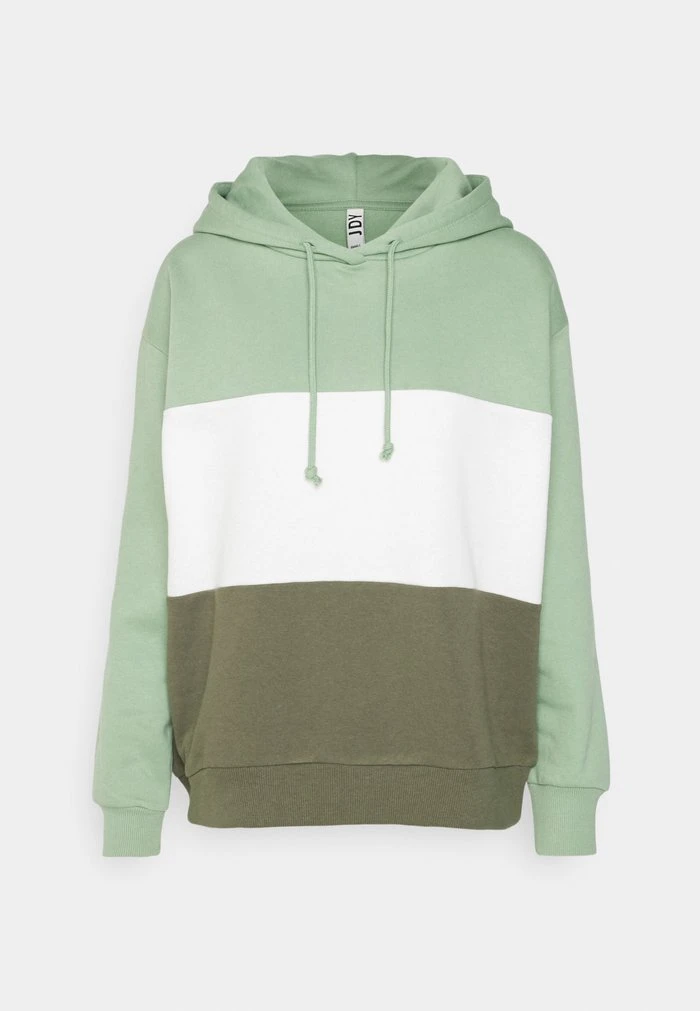JDYLINE LIFE BLOCK HOOD - Sweatshirt - Basil 6 JDYLINE LIFE BLOCK HOOD - Sweatshirt - Basil – Image 4