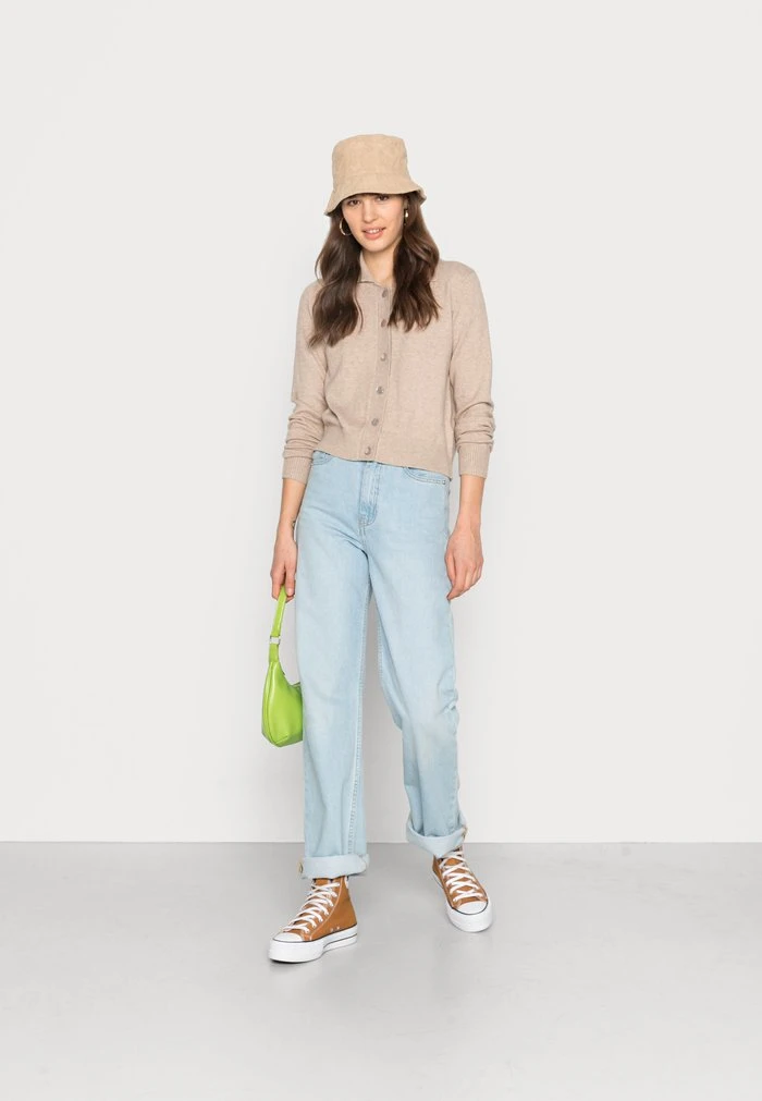 JDYMARCO COLLAR CARDIGAN - Gilet - Beige 4 JDYMARCO COLLAR CARDIGAN - Gilet - Beige – Image 2