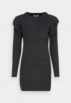 JDY WILLA FRILL DRESS - Robe Pull - Dark Grey Melange 10 JDY WILLA FRILL DRESS - Robe Pull - Dark Grey Melange -Promos JDY Boutique 53d9205db069476fbaa5d984038dcc00