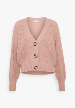 JDYJUSTY SHORT CARDIGAN - Gilet - Woodrose