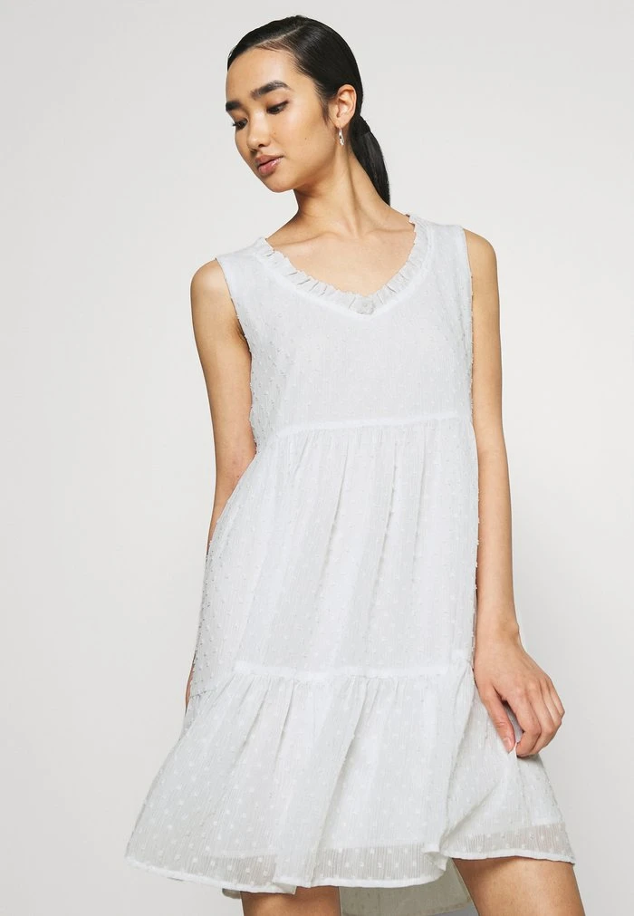 JDYNIKOLINE DRESS - Robe De Jour - Cloud Dancer 6 JDYNIKOLINE DRESS - Robe De Jour - Cloud Dancer – Image 4