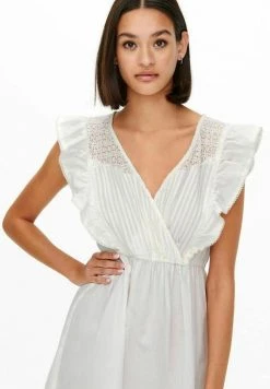 JDY GERÜSCHTES - Robe De Jour - Cloud Dancer -Promos JDY Boutique 57a4b5c8818b4715a46e318deb11b78f