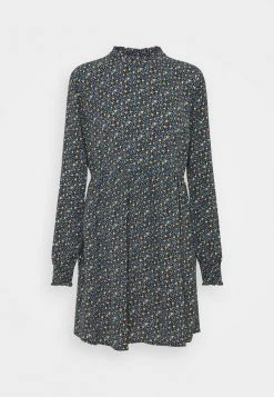 JDY PIPER - Robe De Jour - Black/spectra Yellow/aquarius Dit